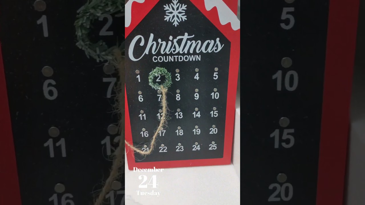 Christmas countdown day 24 #christmascountdown #christmaseve