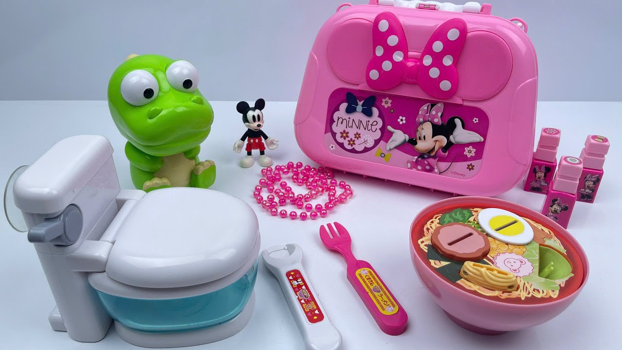 Toy ASMR 🚽🐸 Crong Eating and Drinking Toy Set, Satisfying Toy Unboxing ASMR  ASMR 먹는 장난감
