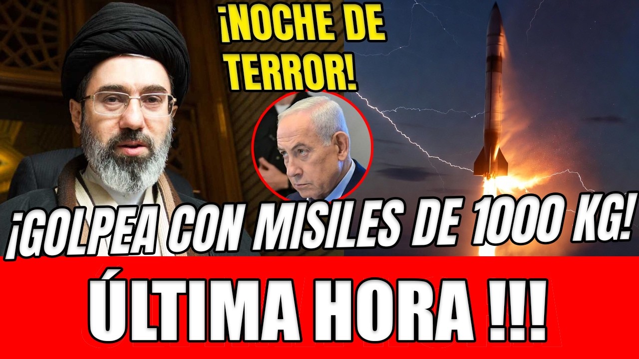 ⚡ NOCHE DE TERROR! IR&Aacute;N BAJO MOJTABA KHAMENEI GOLPEA ISRAEL CON MISILES DE 1000 KG Y DESATA ALARMA
