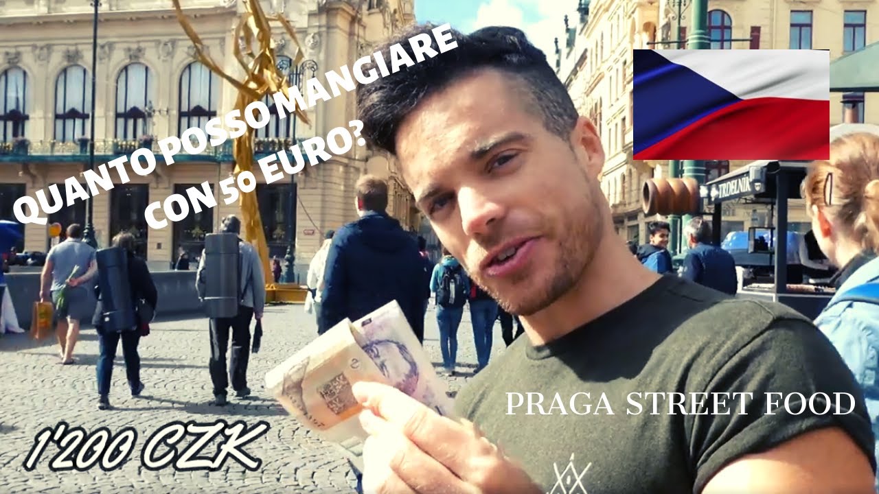 Praga STREET FOOD: QUANTO POSSO MANGIARE CON 50 EURO? (Praga FOOD PORN - PT1)