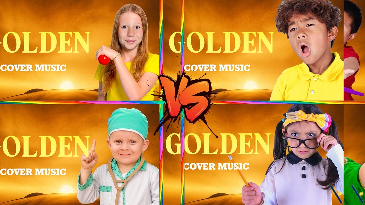 GOLDEN x Toys and Colors X Like Nastya  Official Music Cover