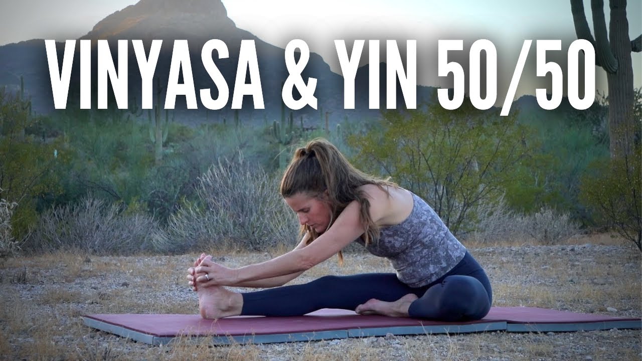 Slow Vinyasa & Yin Yoga || 50/50 Yin & Yang Movement Stretch