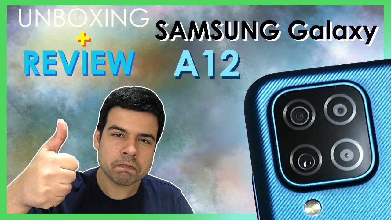 SAMSUNG Galaxy A12 - Unboxing y primeras impresiones - 4 cámaras a precio de risa!! - (2021)