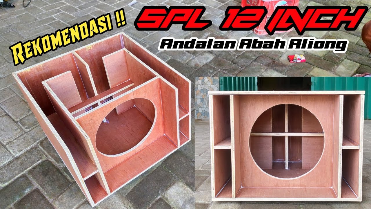 Box SPL dan Skemanya Untuk 12 inch Single - Rekomendasi Rumahan
