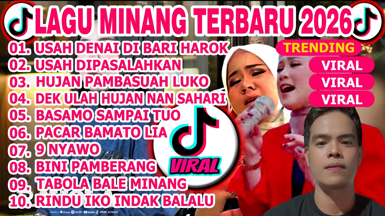 LAGU MINANG TERBARU 2026 FULL ALBUM,USAH DENAI DIBARI HAROK DAVID IZTAMBUL, USAH DIPASALAHKAN RAYOLA