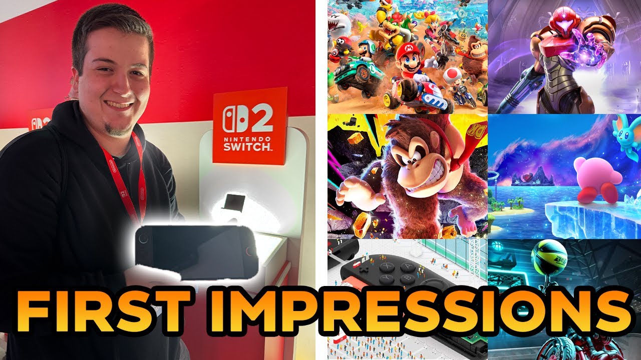 I PLAYED NINTENDO SWITCH 2 | Hands-on First Impressions