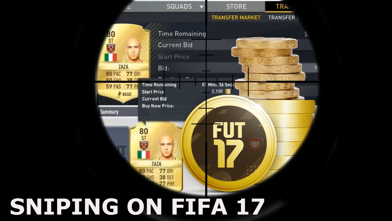HOW TO SNIPE ON FIFA 17! Make tons of coins!