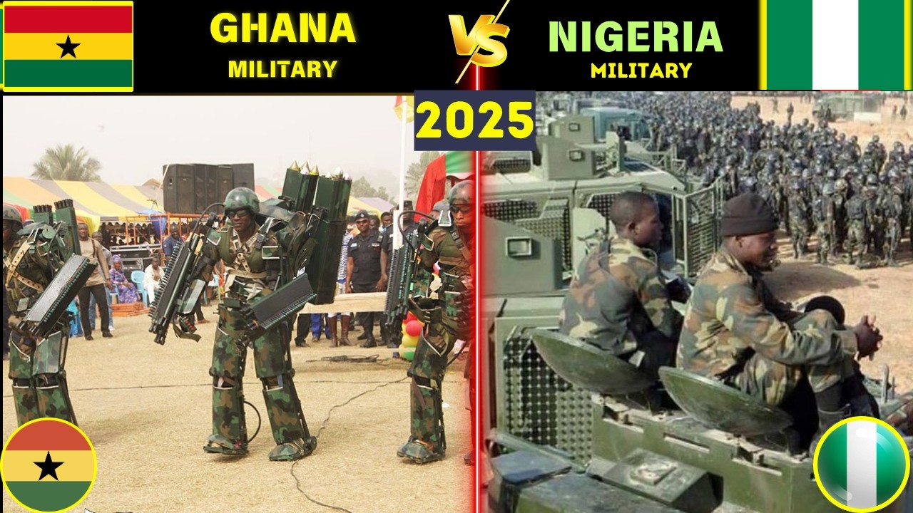 Nigeria vs Ghana Military Power Comparison | Ghana vs Nigeria | Who is Stronger