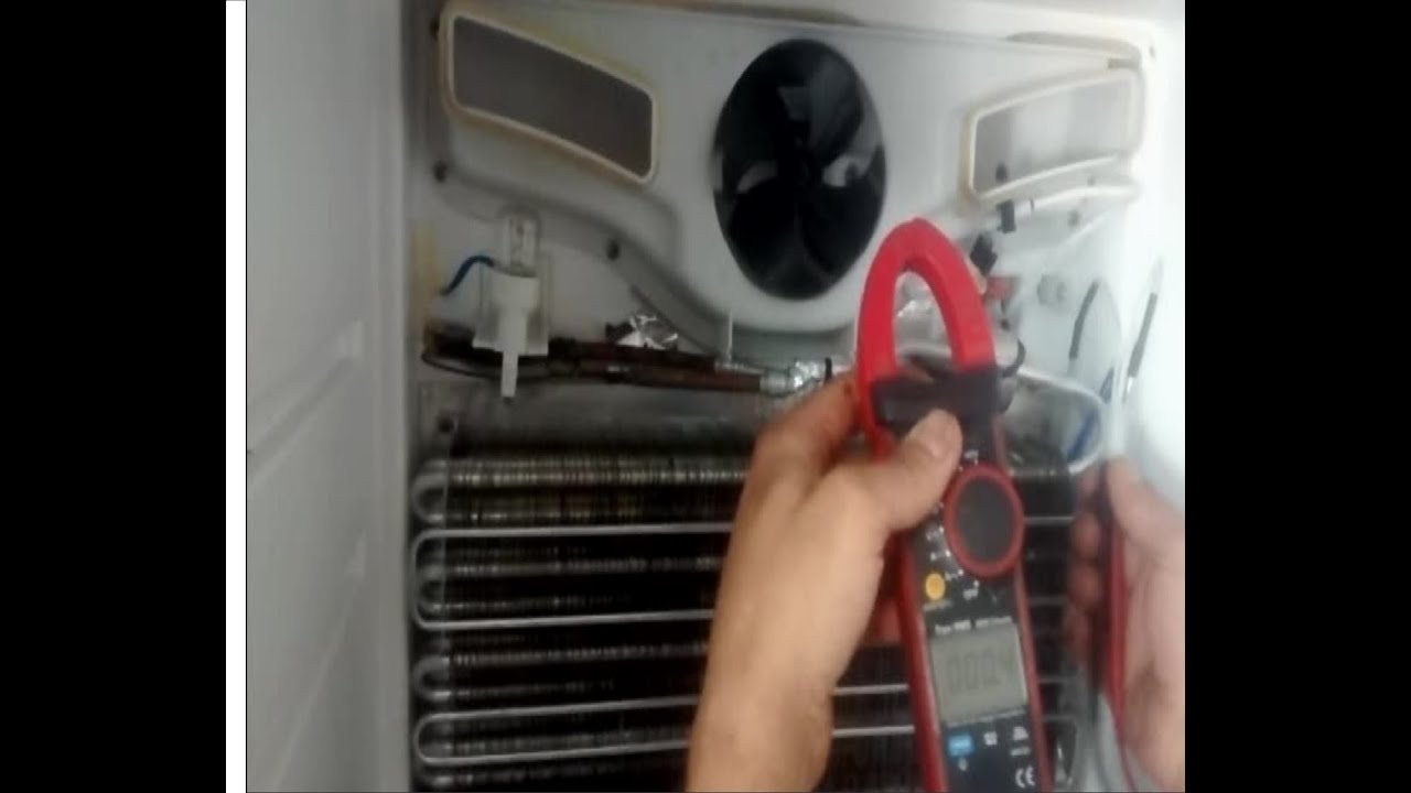 como revisar defrost de un refrigerador bambi o coventry no frost NF-1600 auto test de diagnostico-1