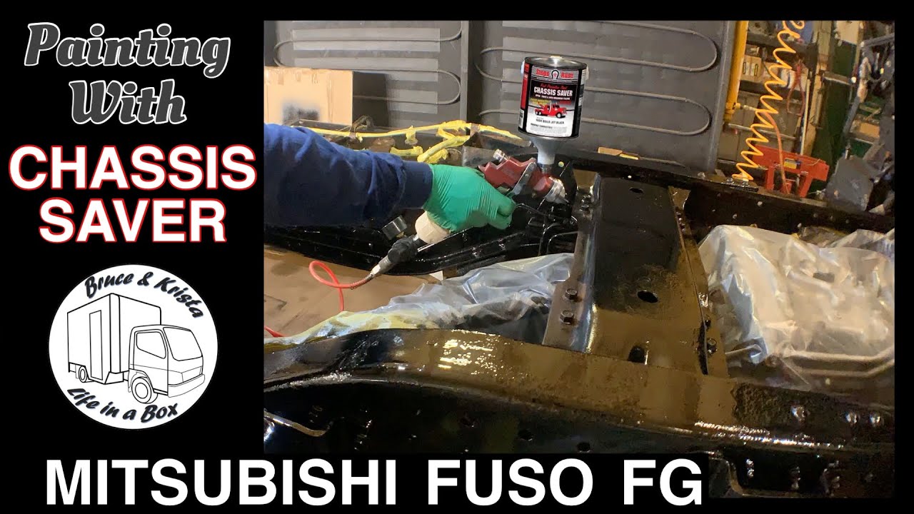 Покраска рамы Fuso с помощью Chassis Saver!