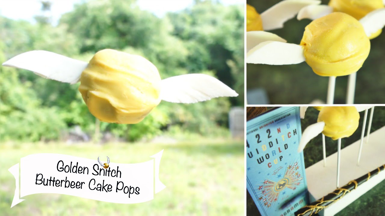 Golden Snitch Cake Pops!