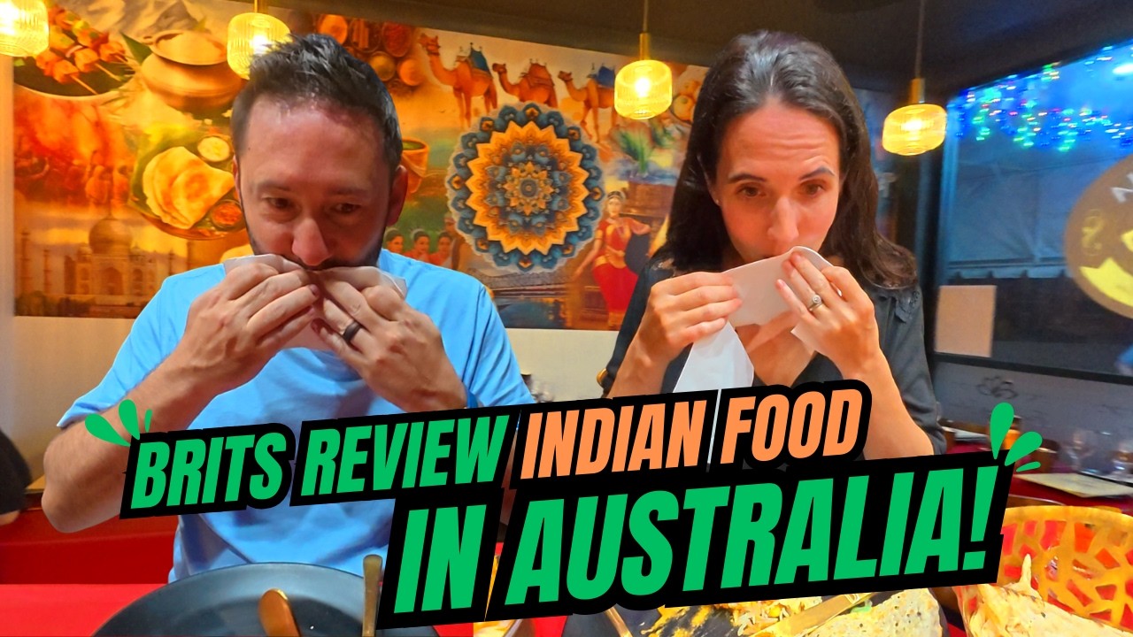 BRITS try INDIAN FOOD IN AUSTRALIA!!!