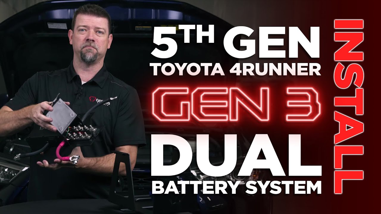 Gen 3 Dual Battery System Installation for the 2010-2024 Toyota 4Runner.