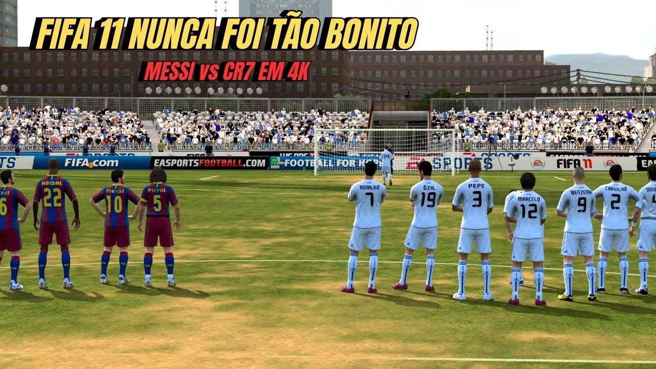 🎯FIFA 11 em 4K é ABSURDO! PS3 Nunca Esteve Tão Bonito🔥