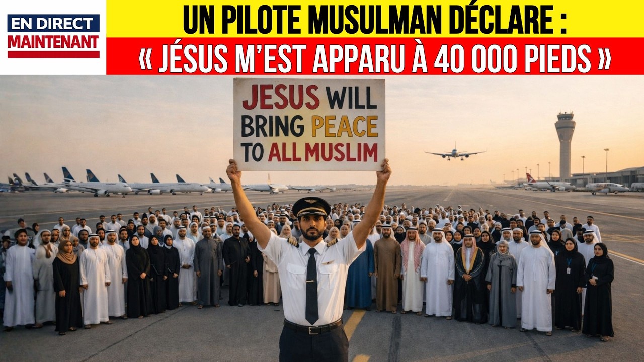 Affirmation virale: un pilote musulman dit « Jésus m’est apparu à 40 000 pieds » — PANIQUE à Djeddah