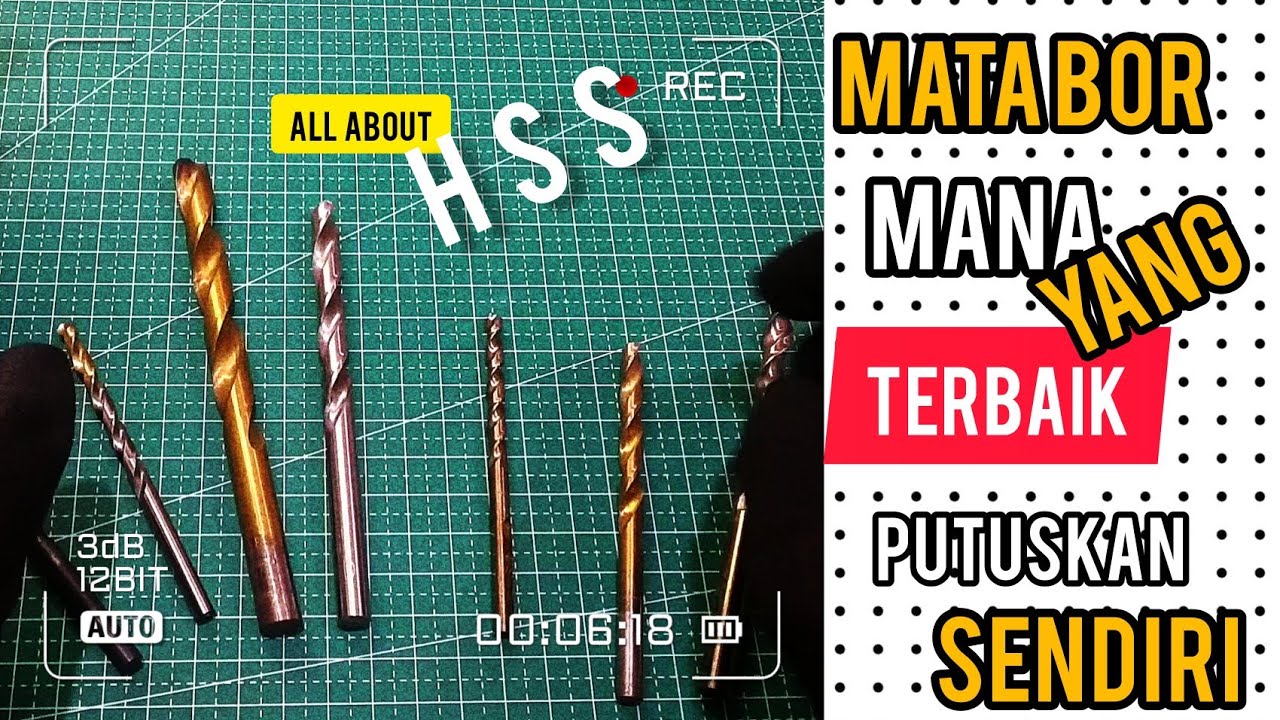 Mata Bor HSS - jangan diskip biar ga salah paham / HSS drill bit