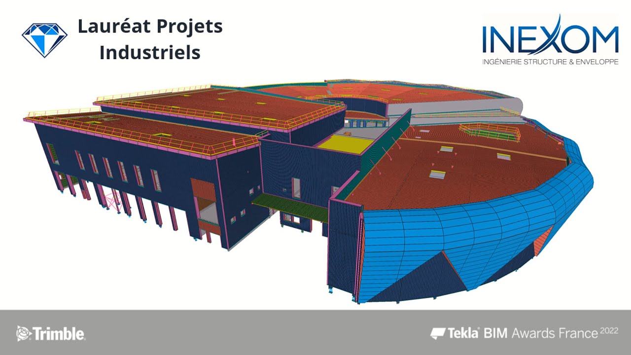 Tekla BIM Awards France 2022 : INEXOM - Les Caves Richemer