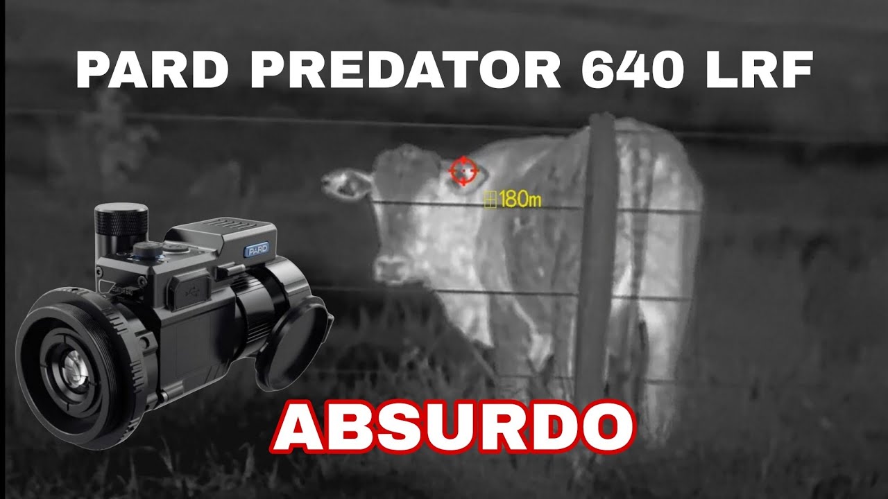 Você NÃO vai acreditar nesse Thermal! (PARD PREDATOR 640 45 LRF) CLIP ON