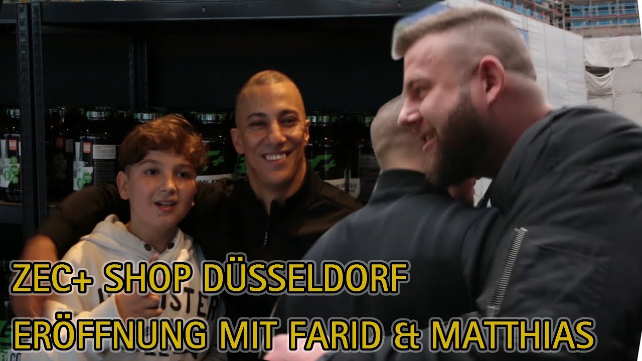 Zec+ Shop Düsseldorf Eröffnung mit Farid Bang & Matthias Clemens
