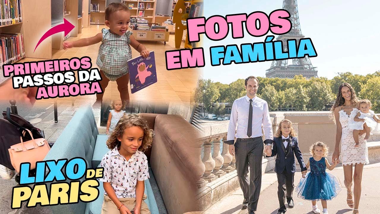 Baby Aurora ANDOU + Resultado das Fotos em Paris! + REVOLTA do Crepe haha - Brazilicans Family