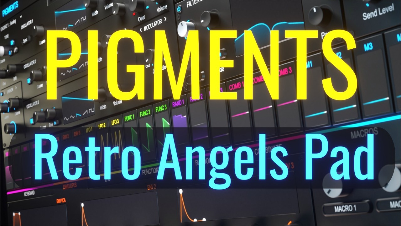 Пигменты Arturia 7 Retro Angels выглядят довольно пугающе...