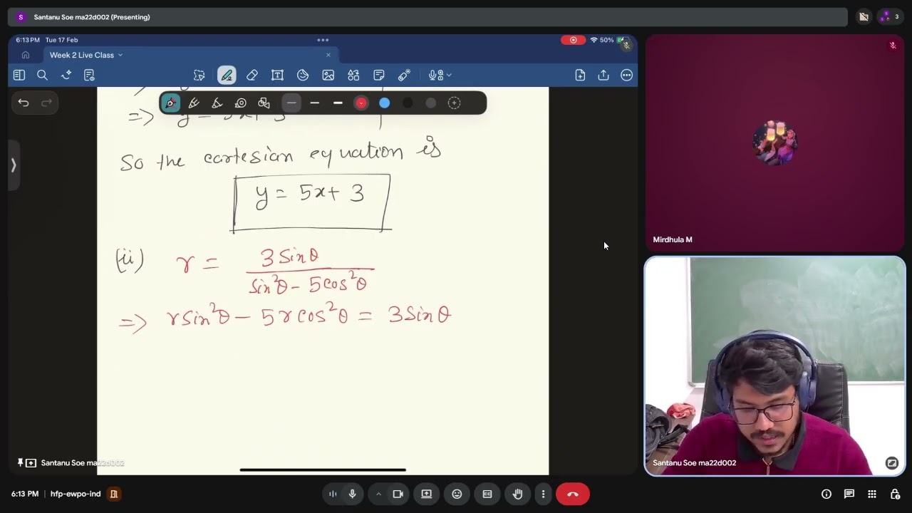 NPTEL- Multivariable Calculus Week 4 Live Discussions