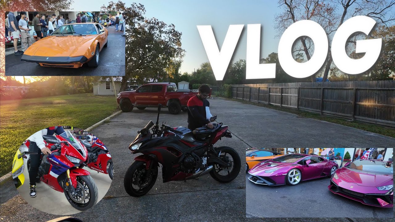 Exotics Everywhere! Houston Car & Bike Meet Vlog