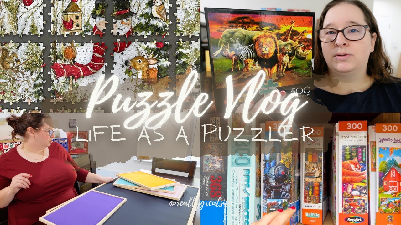 My Week as a Puzzler // Puzzle Mail, New Puzzle Board First Impression, & Behind the Scenes Vlog