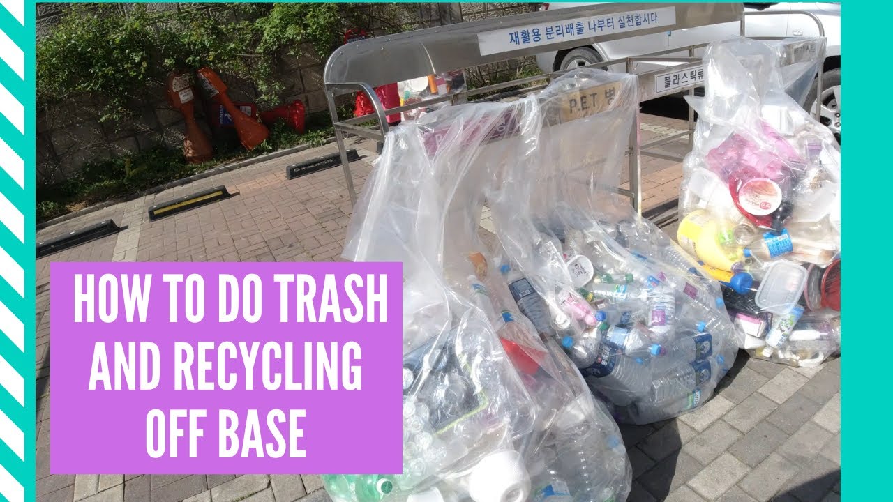 How to do Trash and Recycling in South Korea