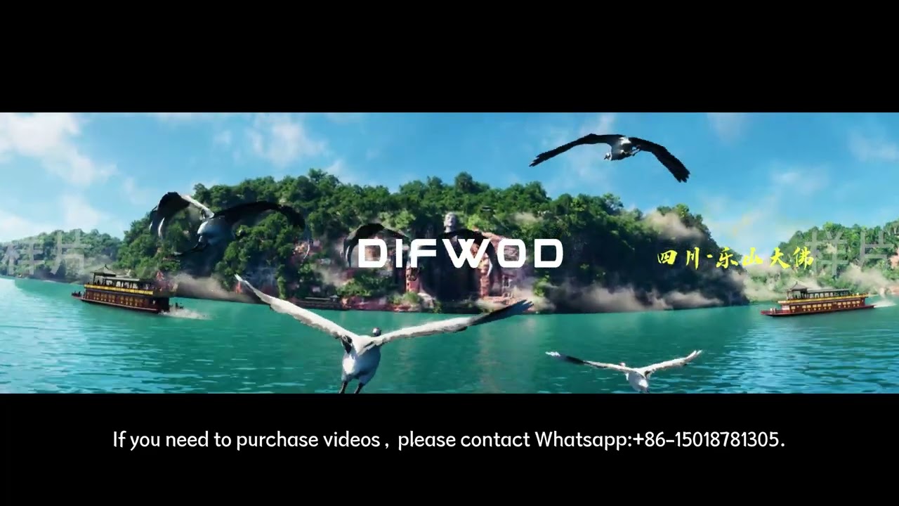 8 Fly over China-8K Immersive Dome Video Content, 16K Video Content, LED Content, Projection Videos