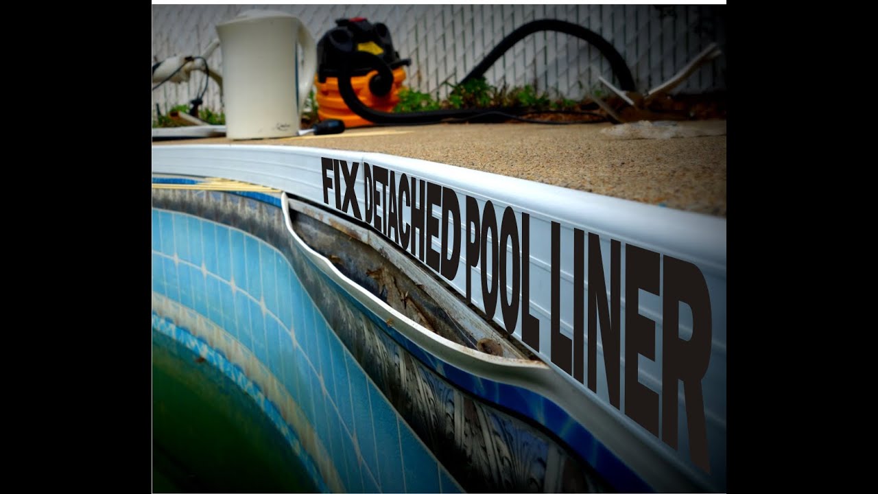 How to Fix Detached Pool Liner