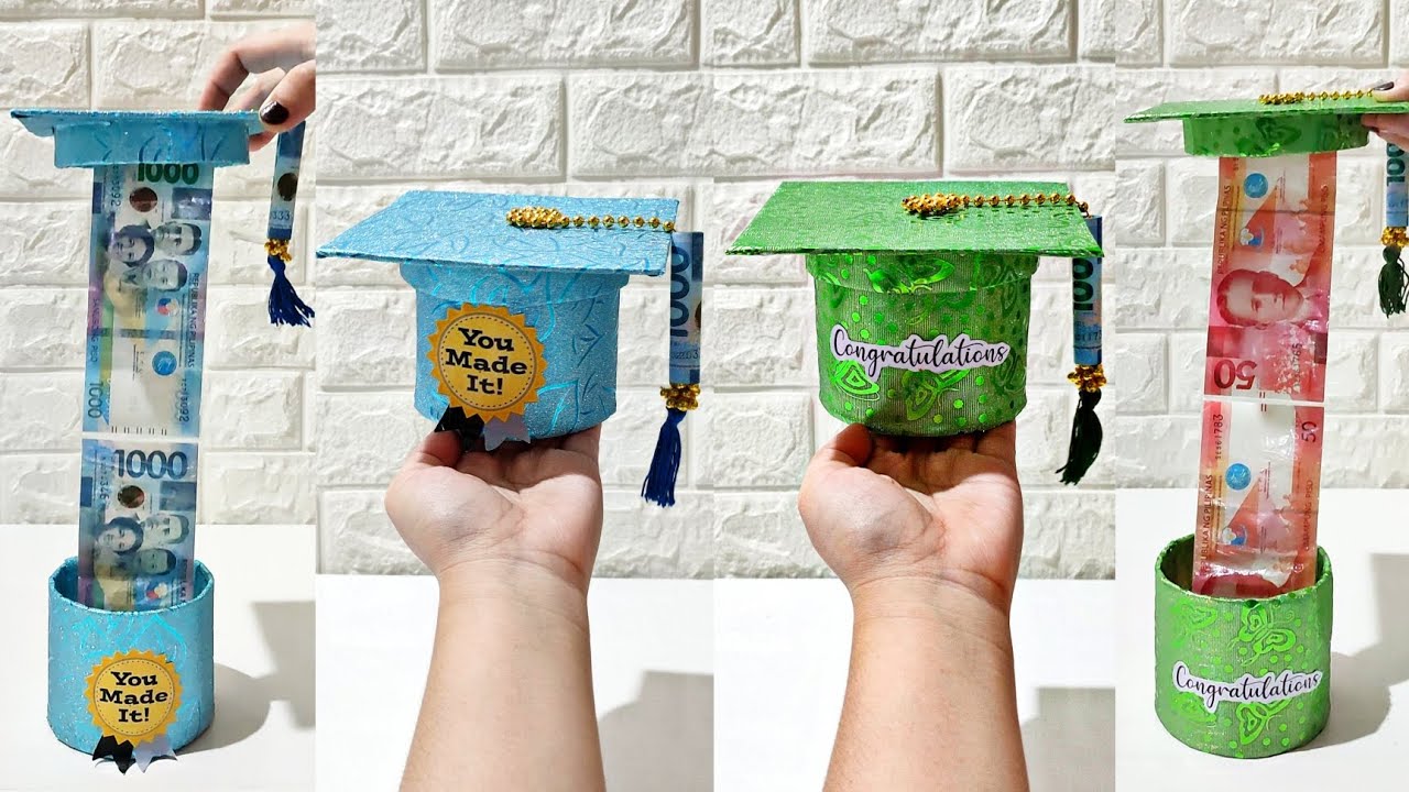 DIY MINI GRADUATION GIFT MONEY BOX