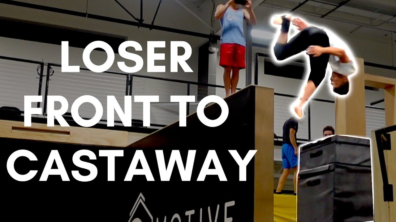 LOSER FRONT FLIP TO CASTAWAY | Requested Trick Challenge Ep.4