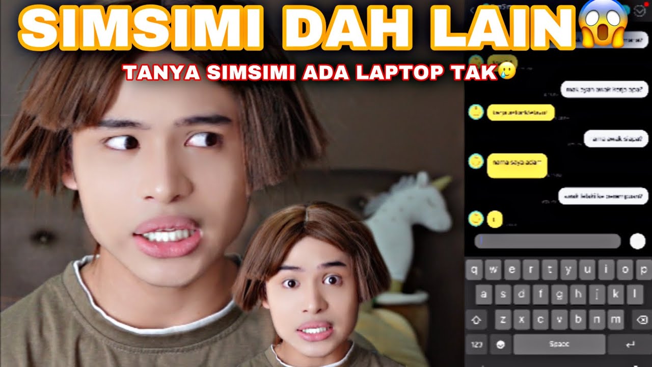 SIMSIMI DAH LAIN😱 | TANYA SIMSIMI DIA ADA LAPTOP TAK🥱🥲‼️DIA JAWAB….