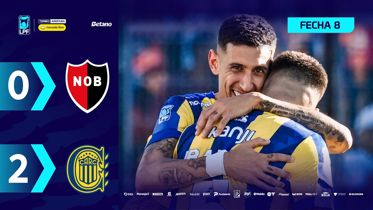NEWELL'S 0 - 2 ROSARIO CENTRAL | Resumen del partido | #TorneoMercadoLibre 2026 🏆