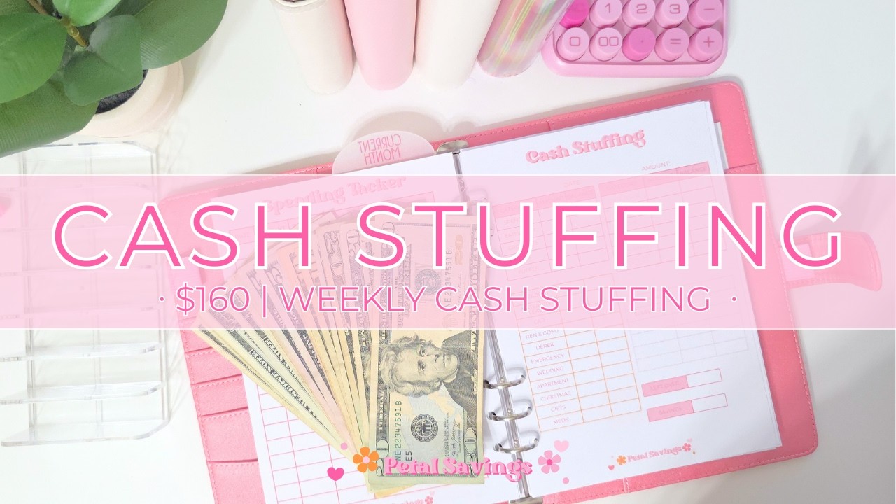 Weekly Cash Stuffing $160 + Giveaway | February 2026 No.1 | Envelope System | Sinking Funds