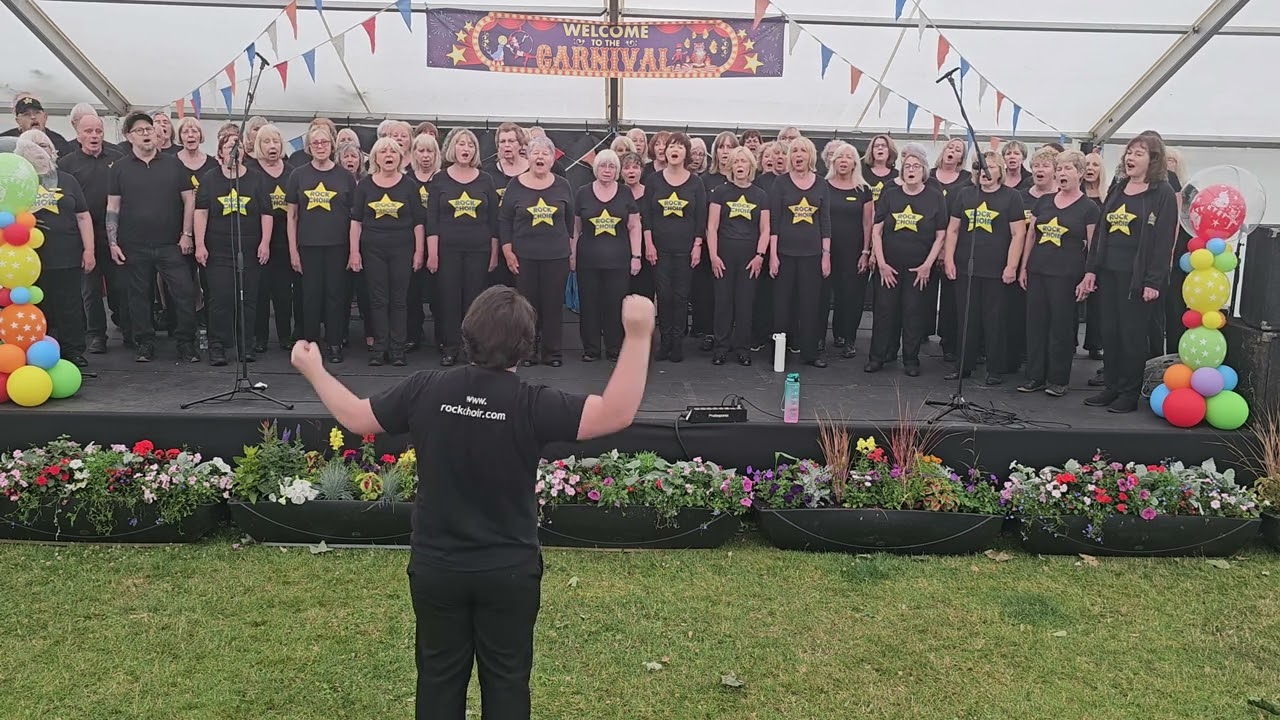 SOMEWHERE ONLY WE KNOW Rock Choir St Anne's Carnival 29th June