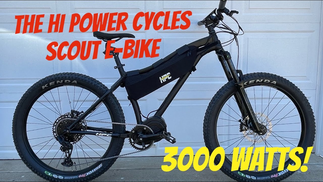 3000W E-Bike HPC Hi Power Cycles Scout Overview Electric Mountain Bicycle Could Be One of the Best