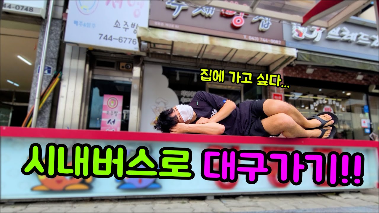 (추석특집) 시내버스로 고향 내려가기!!! 16시간의 여정ㄷㄷ