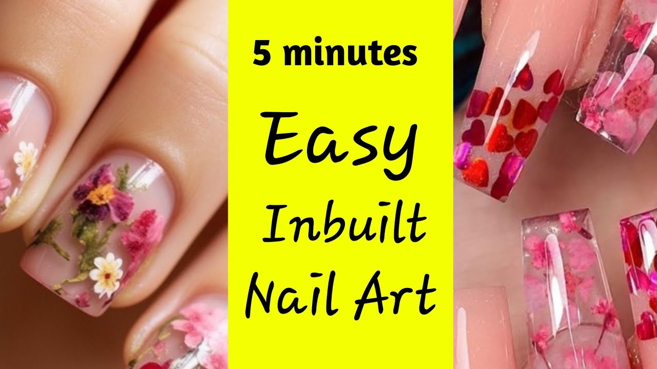 Encapsulated Fruit Nail Art 🍓🍋 | Inbuilt Acrylic Nail Design | Summer Nail Art Tutorial