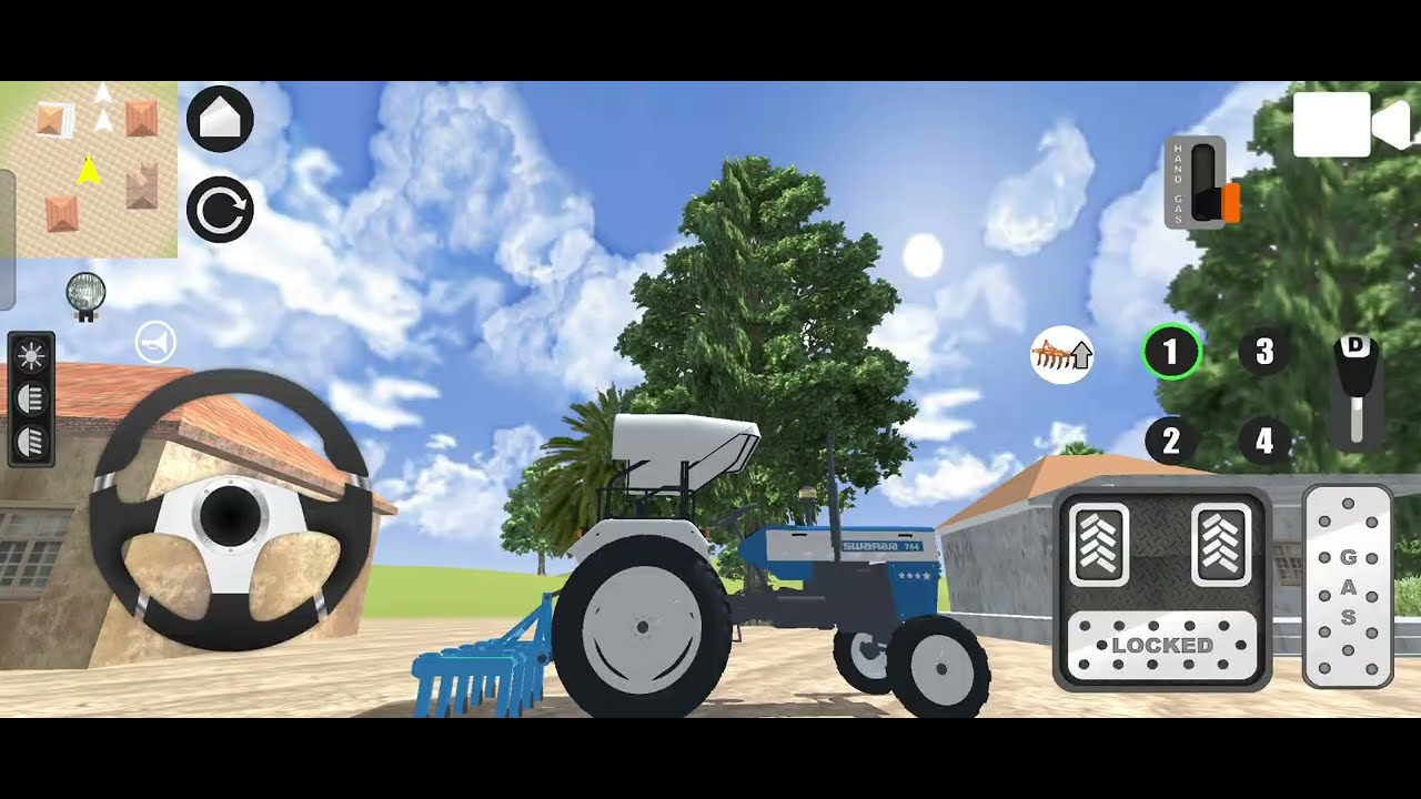 New Indian 3D game tractor touching 🚘🏞️ #viralvideo 