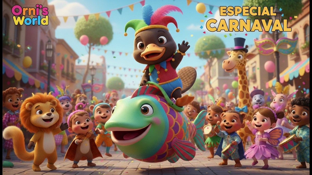 Megamarcha do Orni 🎊 10 Minutos de Carnaval Infantil | Músicas Educativas e Marchinhas Clássicas