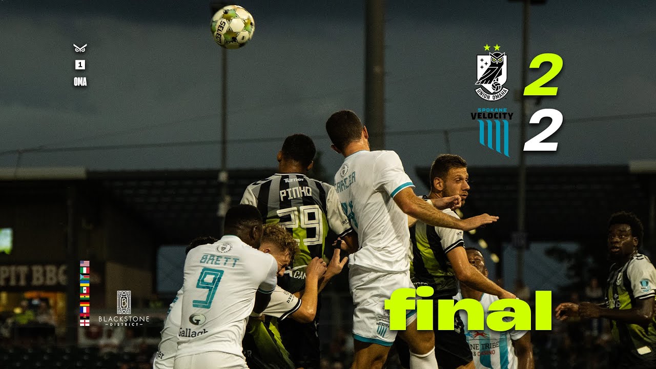 Union Omaha Highlights vs. Spokane Velocity FC