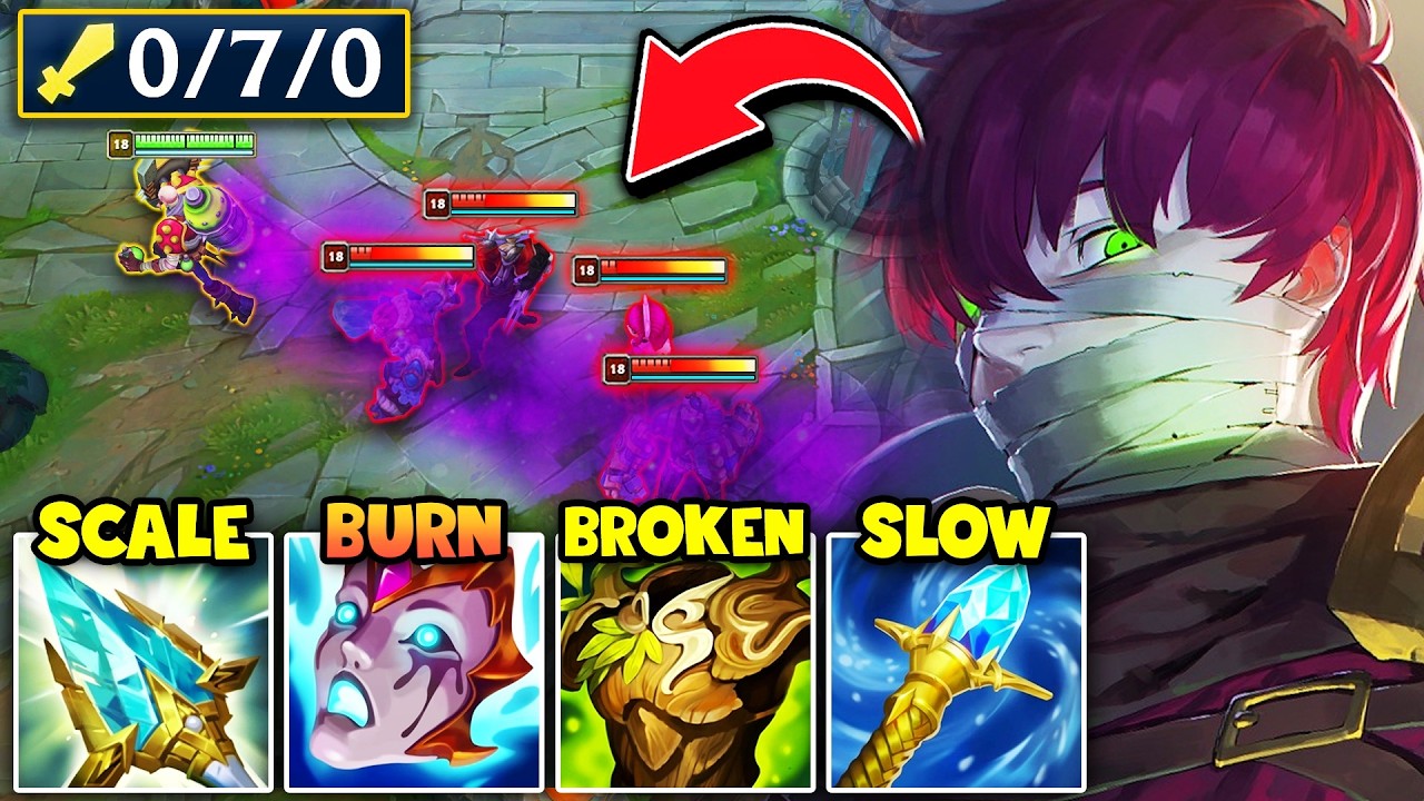 This video is PROOF that Singed does not need kills to carry... (UNREAL SCALING)