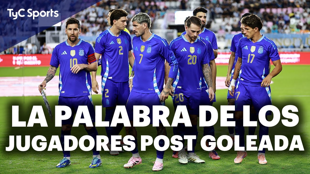 La PALABRA de los JUGADORES de la SELECCIÓN ARGENTINA tras el 6-0 ante PUERTO RICO⚽🇦🇷