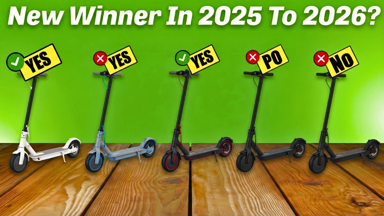 Top 5 Electric Scooters You Need In 2026!