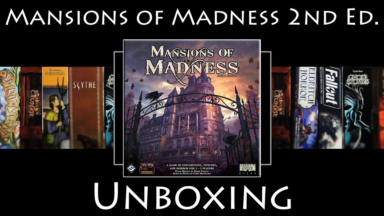 Unboxing Mansions of Madness 2nd Edition