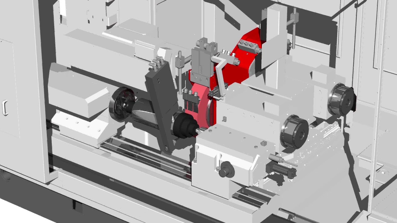 FlexGrind: Animation Schleifprozess / Grinding process animation