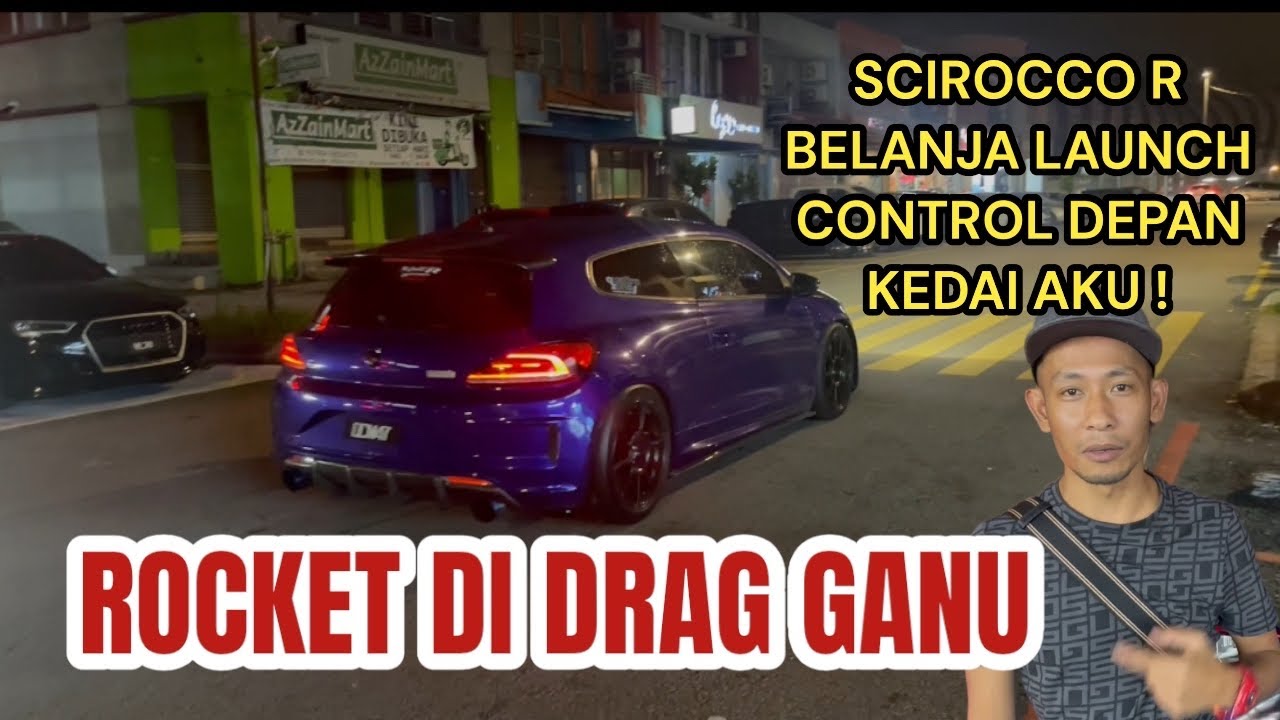 PADU SCIROCCO R & AUDI TTS BELANJA LAUNCH CONTROL DEPAN BIG JOE .