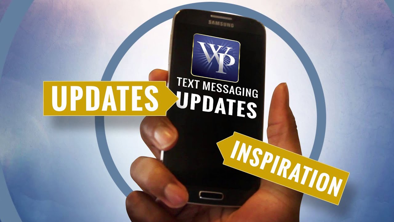 Get Text Message Updates From WP Church!